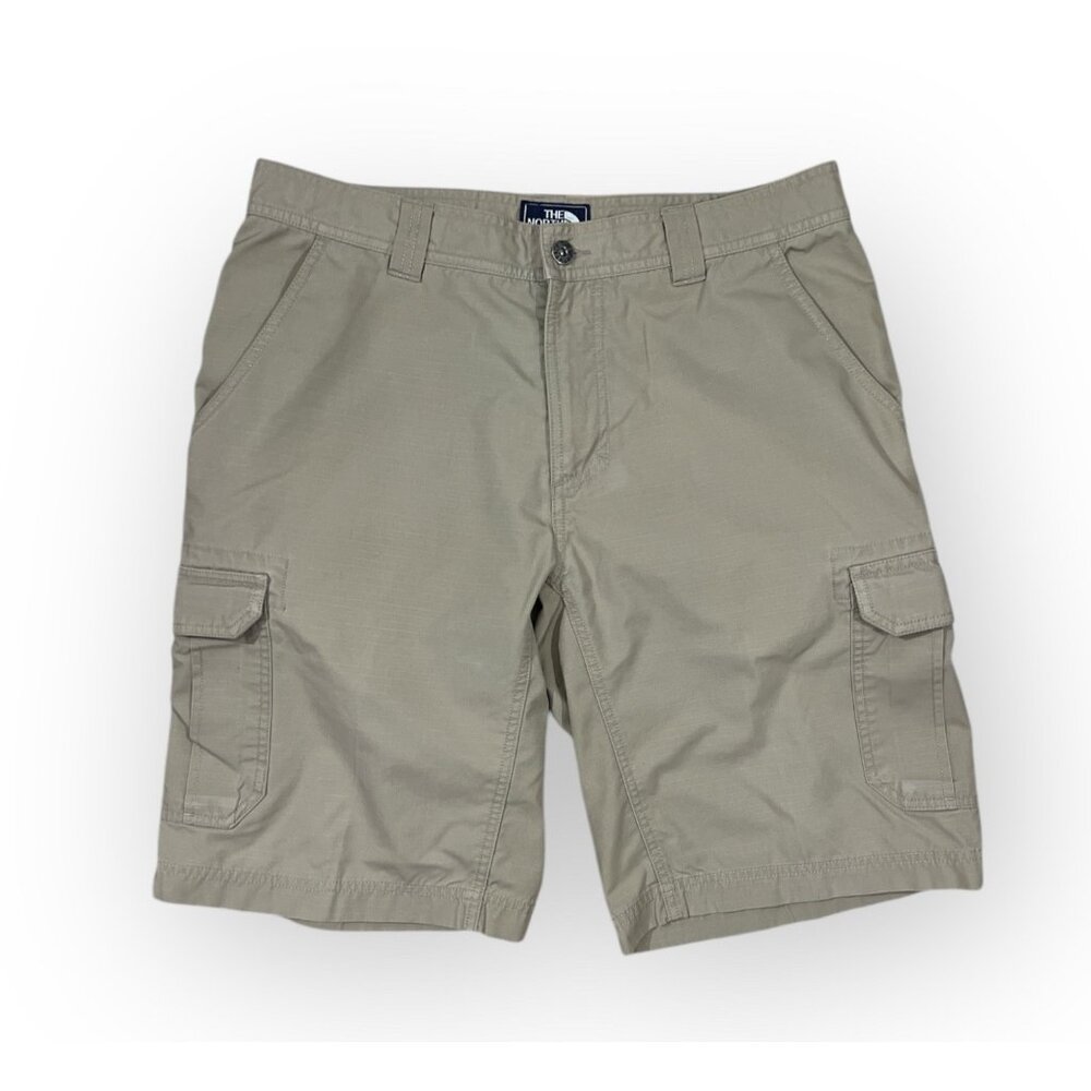 The North Face Shorts Mens 34 Beige 11" Inseam Casual Cargo Outdoor Hiking